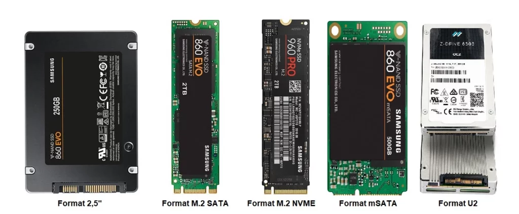 les Formats des SSD