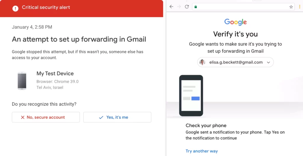 Google renforce les contrôles d'identité sur Gmail 