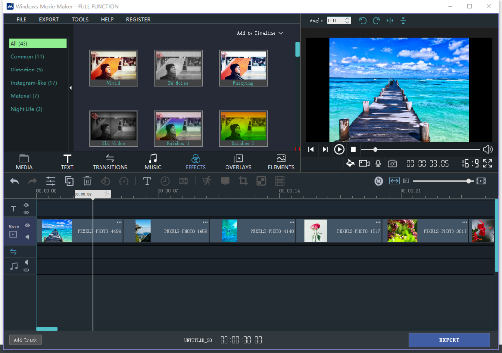Movie Maker Video Editor logiciel de montage vidéo
