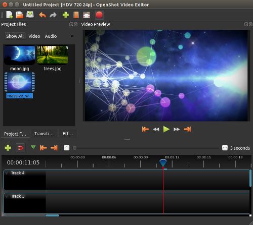 Openshot logiciel de montage vidéo